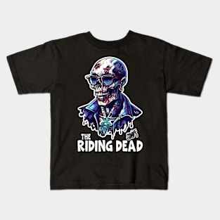 Zombie Rider, TV Show Comics Parody, Motorcycle, Biker Kids T-Shirt